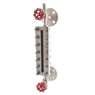 গুণ  Liquid Tank Reflex Type 1450mm Glass Level Gauge কারখানা